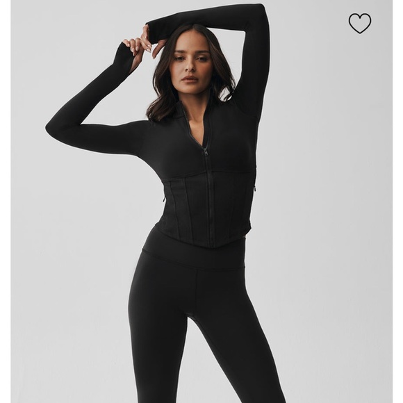 Alo airbrush corset full zip jacket - Picture 6 of 9